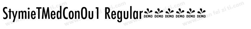 StymieTMedConOu1 Regular字体转换